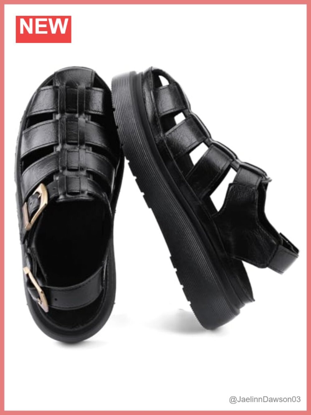 Women's Platform Wedge Sandals Adjustable T-Strap Cushioned